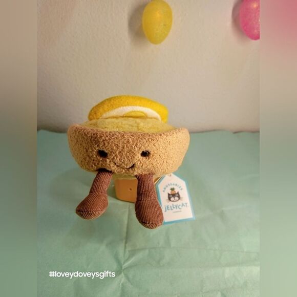 Jellycat Collette Tarte Au Citron Lemon Tart NEW! Amuseables FAST SHIP - Picture 2 of 4